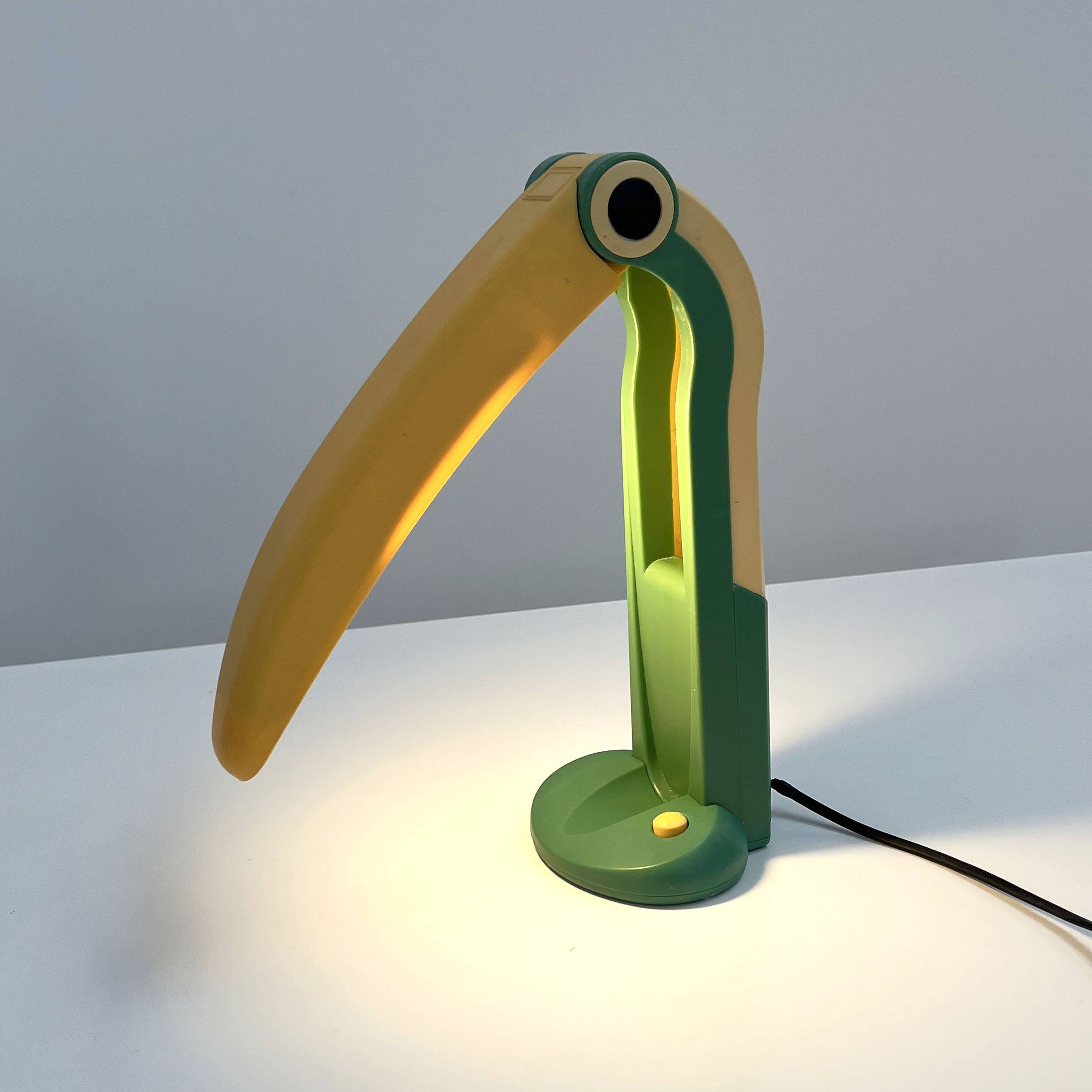 Toucan Lamp by H.T. Huang for Huanglite, 1980