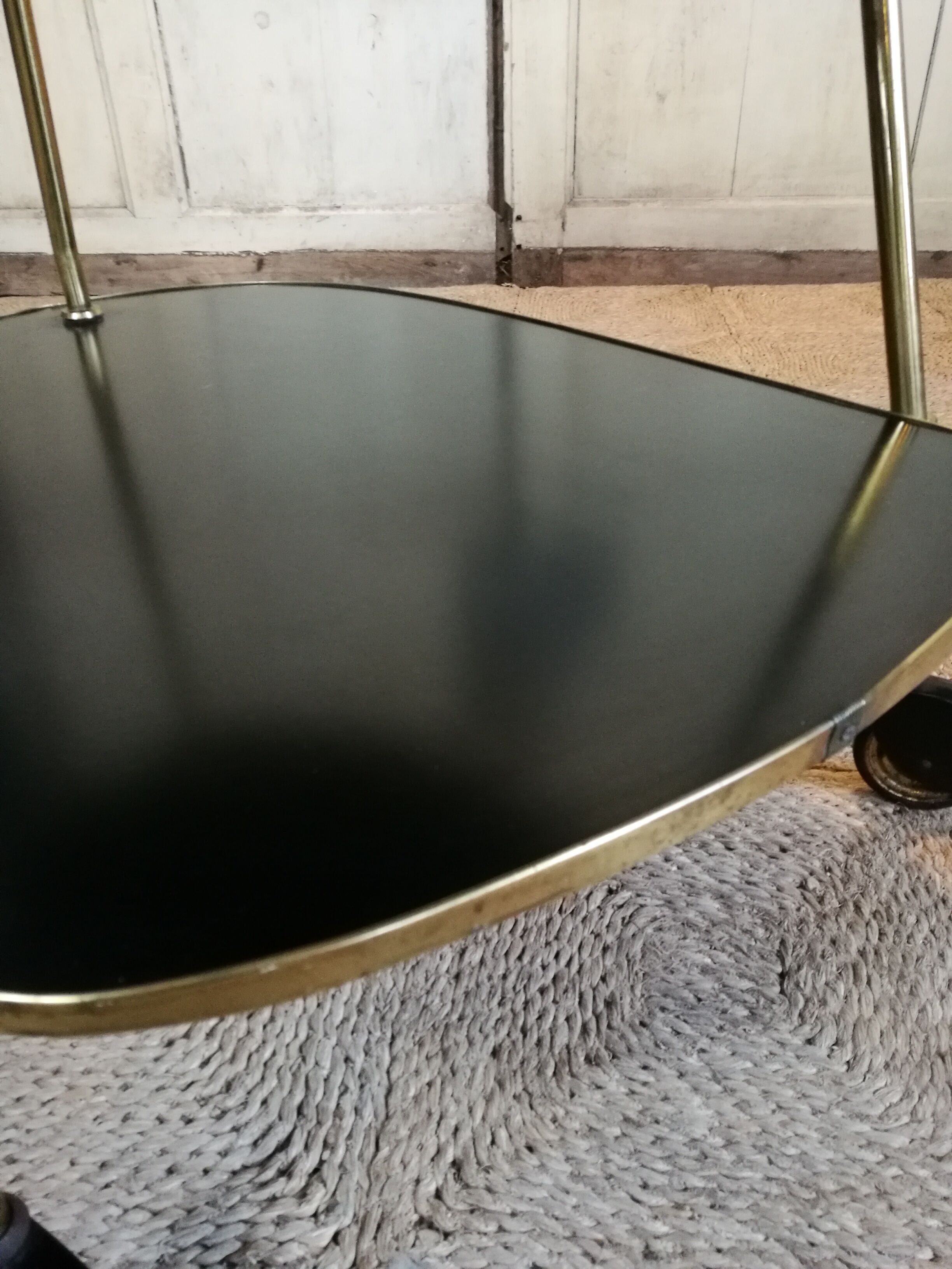 Brass and formica dessert