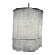 Old linen curtain suspension