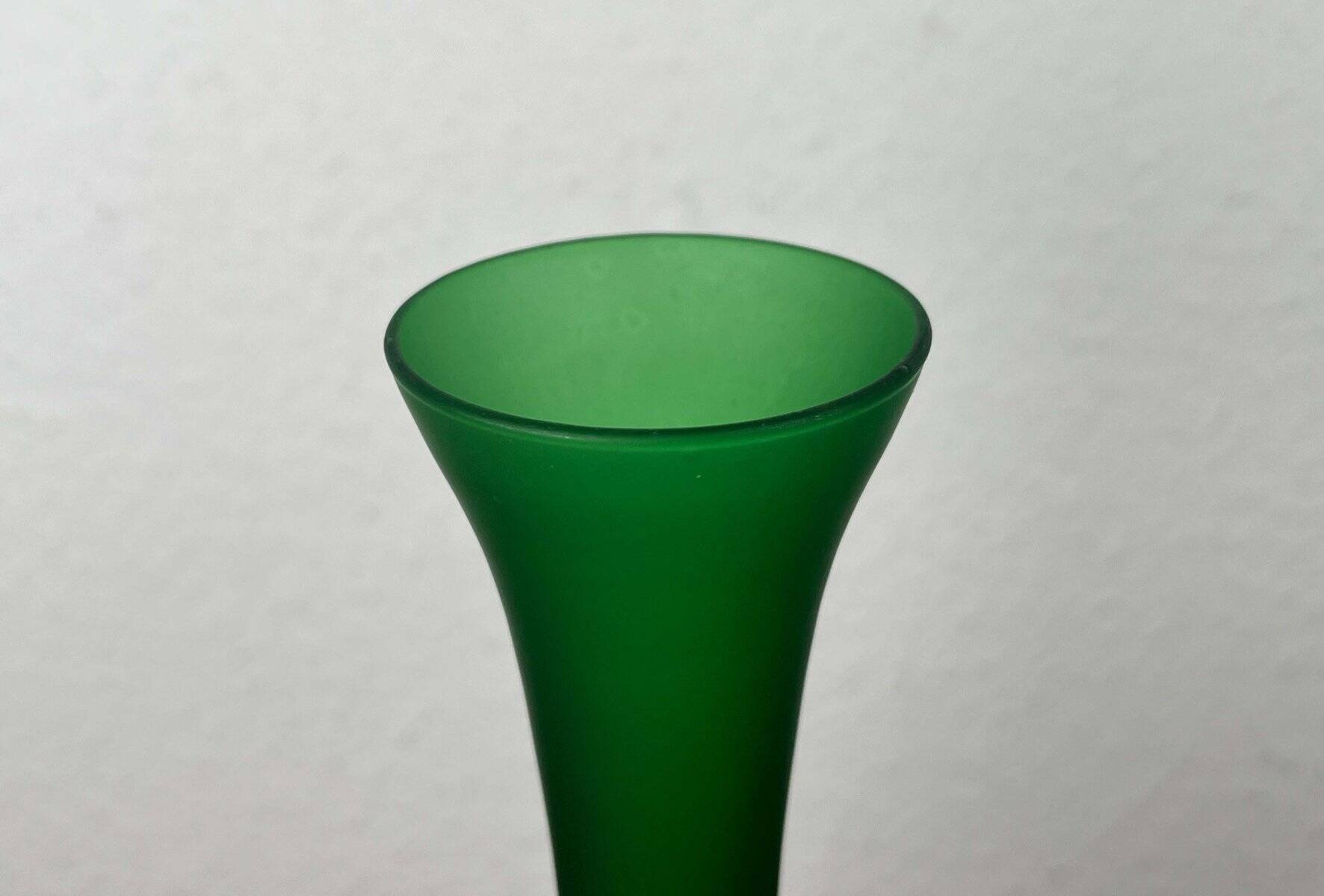 Italian Satinato Series Glass Vase attributed to Carlo Moretti, 1970s