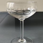Lot of 4 x Champagne Coupes / Doyen Glassware. Art Deco 1930s.