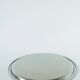 Large round stainless steel platter, Guy Degrenne, 1970