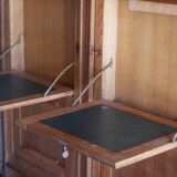 Pair of twin secretary cabinets