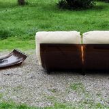 Michel Ducaroy Ligne Roset Marsala model designer sofa and 1970s armchair shell