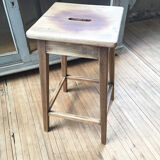Oak workshop stool