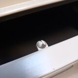 Metal locker with 10 flaps