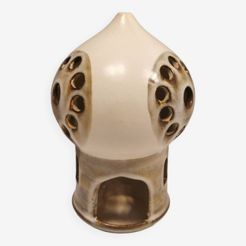 Ceramic candle holder from Danish Søholm, by Joseph Simon, 1970s.