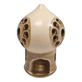 Ceramic candle holder from Danish Søholm, by Joseph Simon, 1970s.