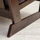 1970s, Scandinavian highback armchair, brown furniture leather, dark beech.