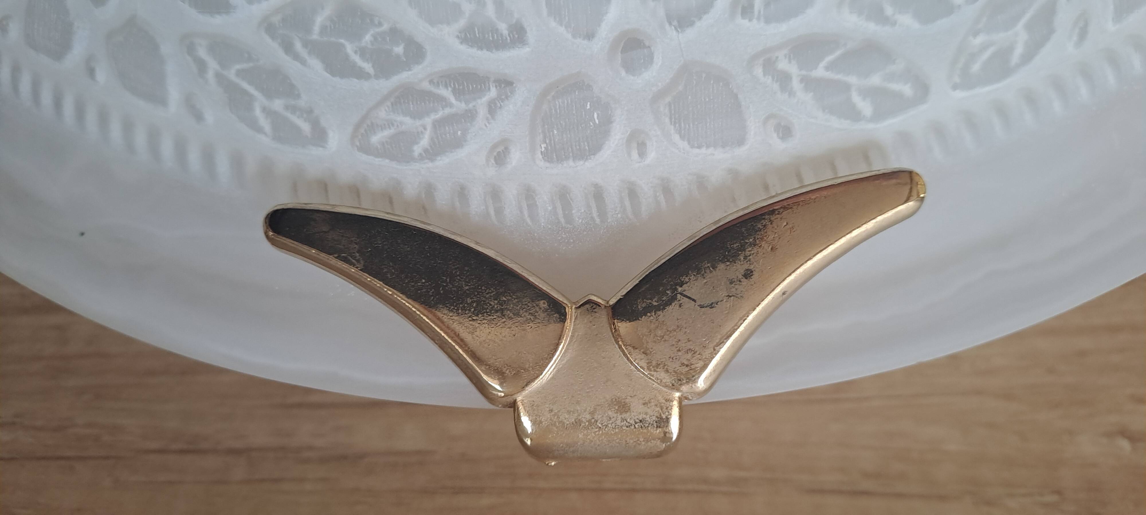 Set of 2 vintage wall/ceiling lights