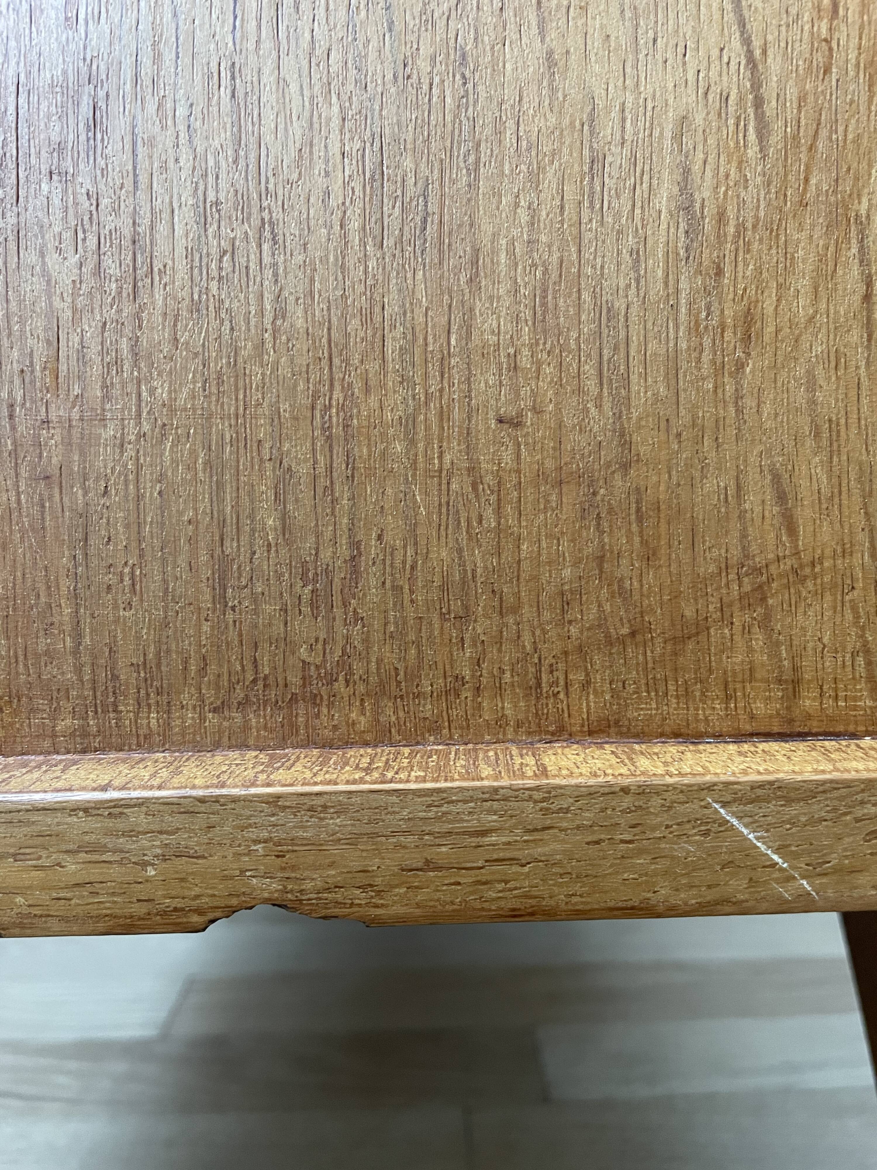 Commode rotin 3 tiroirs 1960
