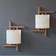 Pair of Scandinavian wall lights