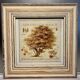 Botanical painting, arbutus trees of the maquis, XXI century