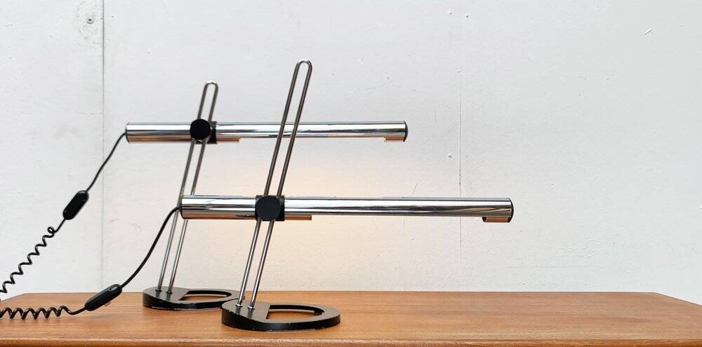 Lampes de table allemandes postmodernes Space Age de Kotzolt Leuchten, années 1970, lot de 2