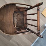 Chaise haute bébé ancienne