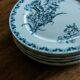 Les 6 assiettes sarreguemines