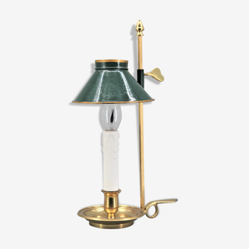 Golden bronze hot water bottle lamp