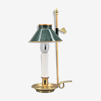 Lampe bouillotte en bronze Doré