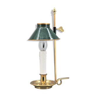 Golden bronze hot water bottle lamp