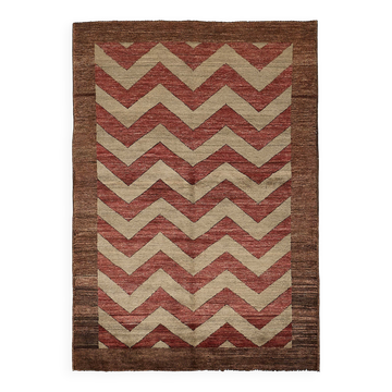 Tapis Oushak en laine noué à la main, 102 cm x 146 cm