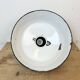 Industrial Blue Enamel Factory Lamp with Cast Iron Top, 1960s