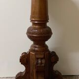 Walnut column, work of the late nineteenth century