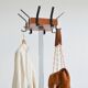 Porte manteaux / Porte parapluie scandinave sur pied 1950 vintage
