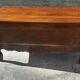 French provincial chest in carved and pegged solid oak, 18th century.