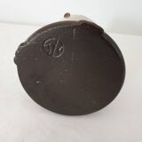 Zoomorphic ceramic candle holder / tealight holder Owl Signed Jean Yves Chevilly