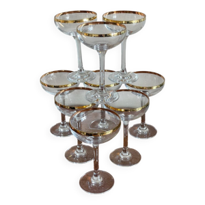 9 coupes à champagne