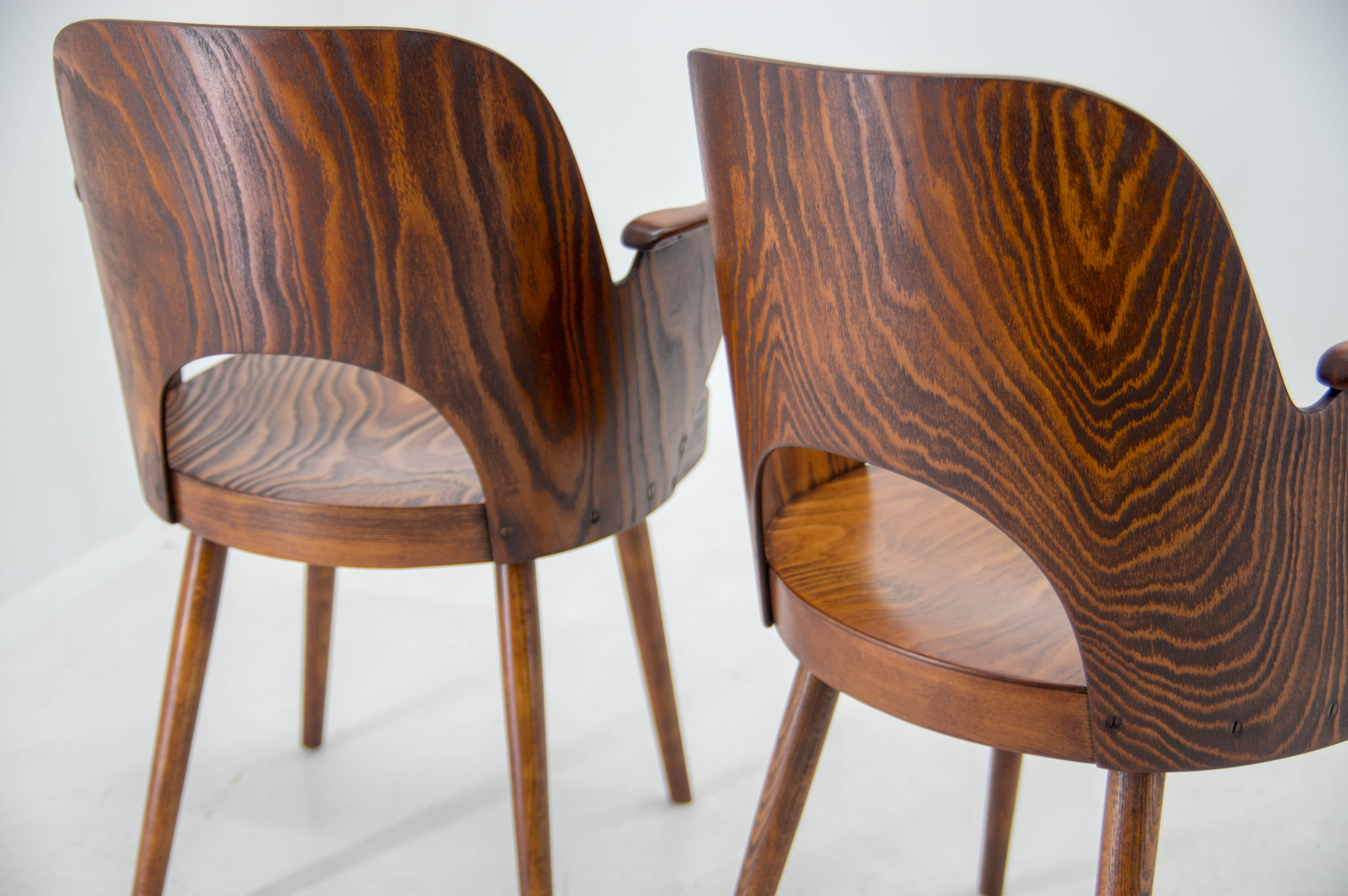 Set of Two Armchairs by Oswald Haerdtl, 1950s