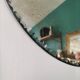 Beveled round mirror