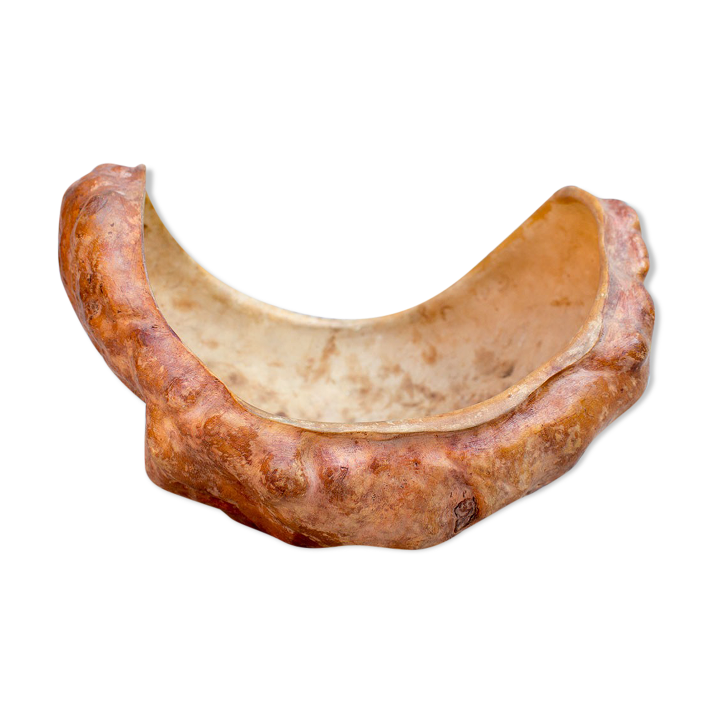 Old wooden bowl of Suede Lapland 25 cm wide