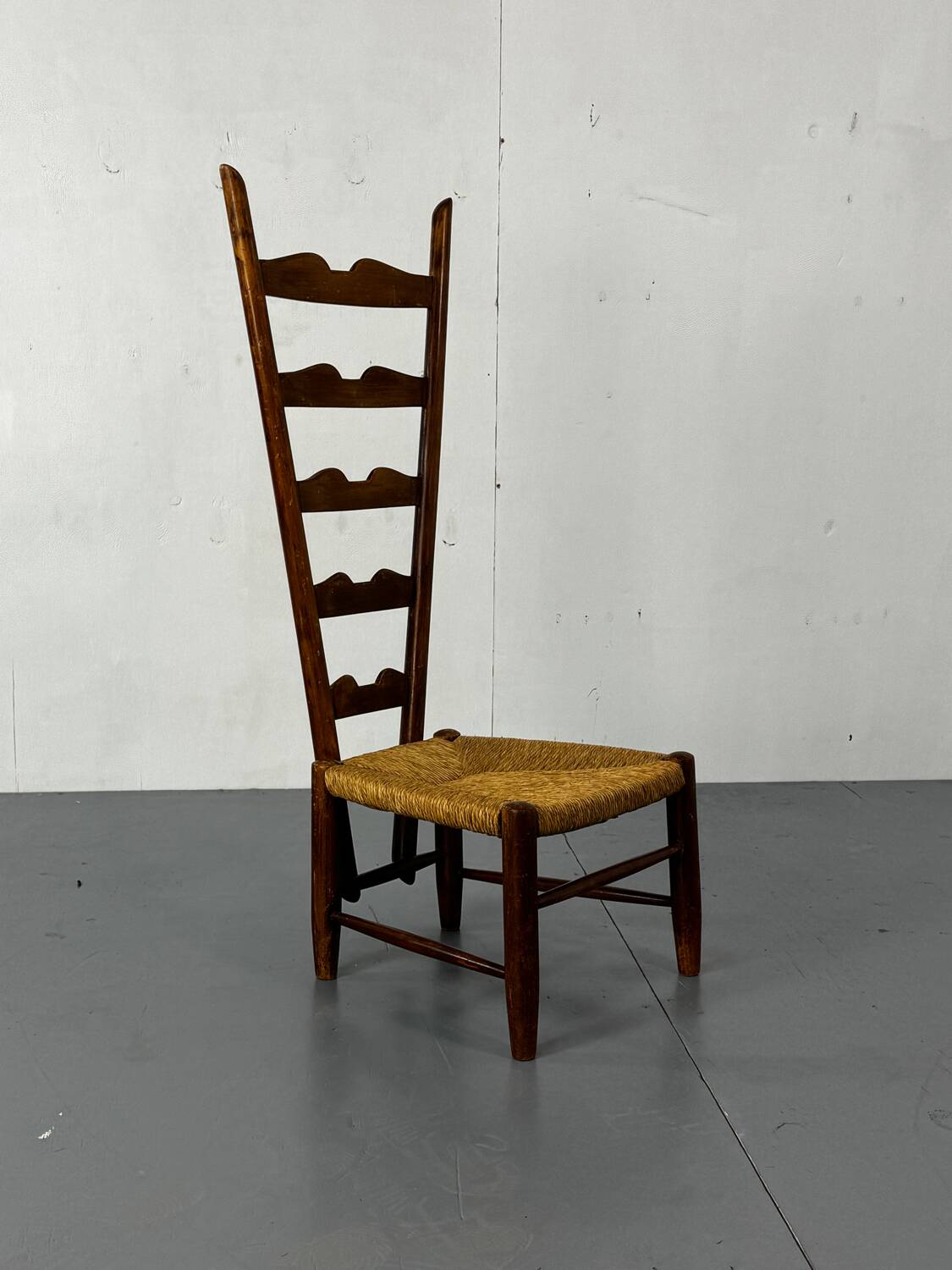 Highback Side Fireside Chair by Gio Ponti for Casa E Giardino, Italy,