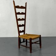Fauteuil à dossier haut Fireside par Gio Ponti pour Casa E Giardino, Italie.
