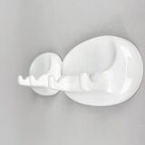 Paire de patères en céramique des années 1989, Tchécoslovaquie