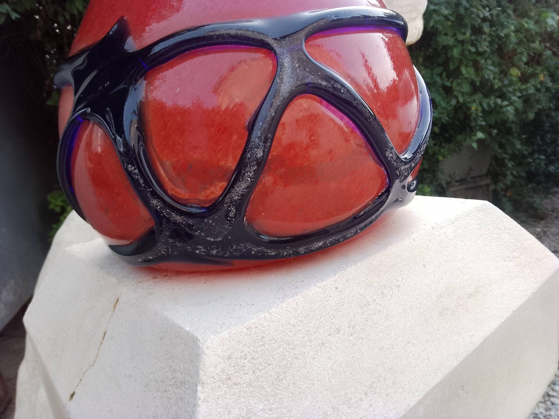 Murano Seguso Moretti Barovier excavation vase