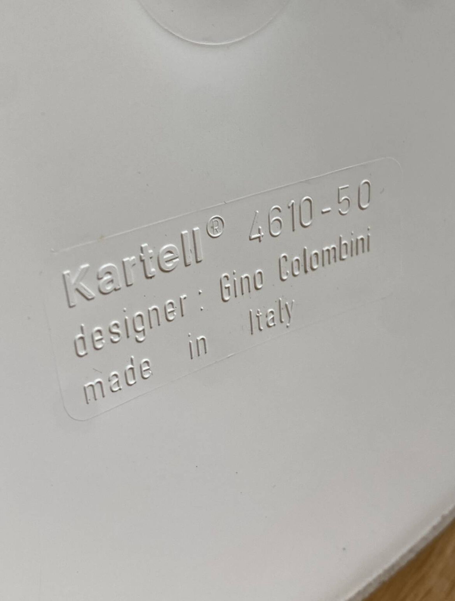 Umbrella stand by designer Gino Colombini for Kartell (model 4610-50)