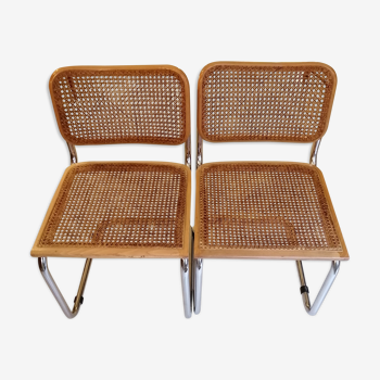 Cesca B32 chairs by Marcel Breuer