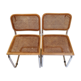 Cesca B32 chairs by Marcel Breuer