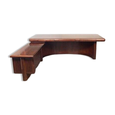 Bureau de direction danois Dyrlund Super Skyline en bois et placage de palissandre, 1970