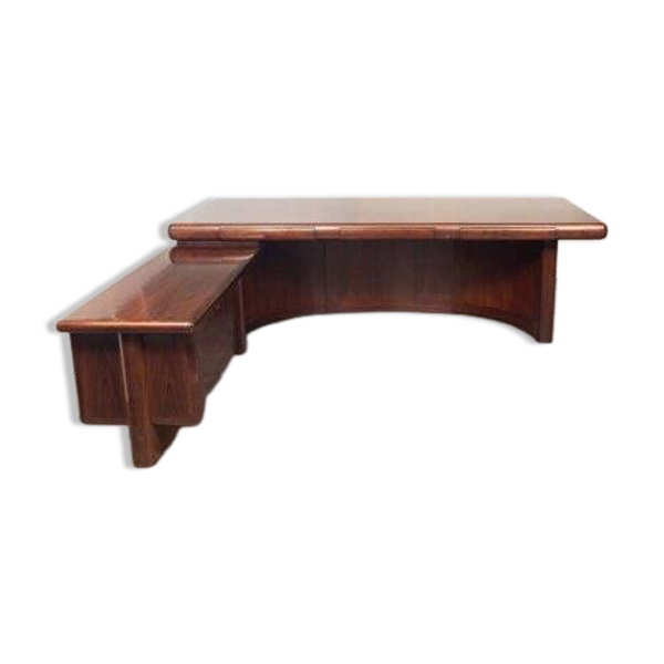 Bureau de direction danois Dyrlund Super Skyline en bois et placage de palissandre, 1970