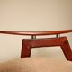Vintage armchair design by J. Smidek mid century modern design chair tissu beige