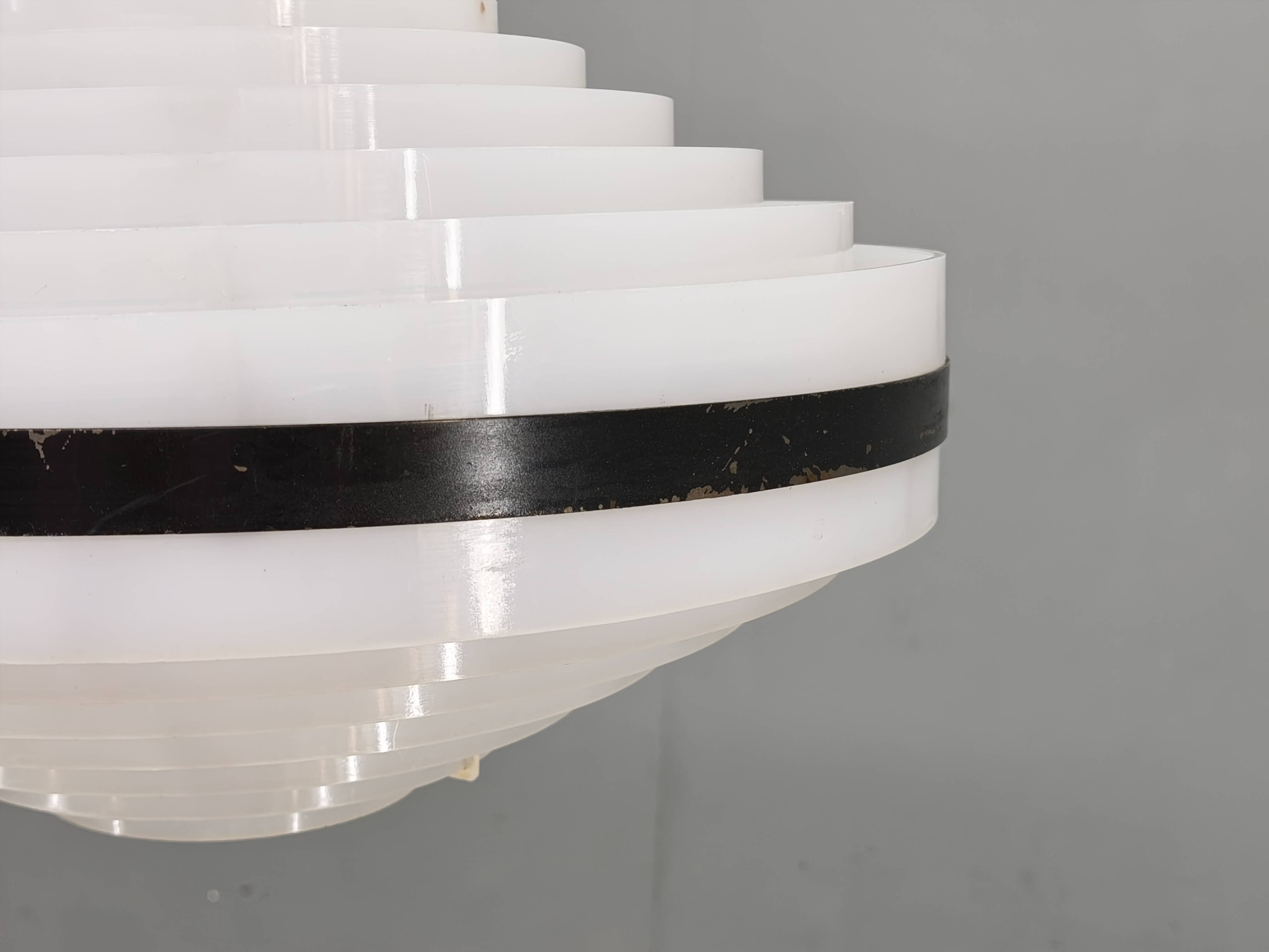 1960s Czechoslovak Space Age UFO Pendant Lamp