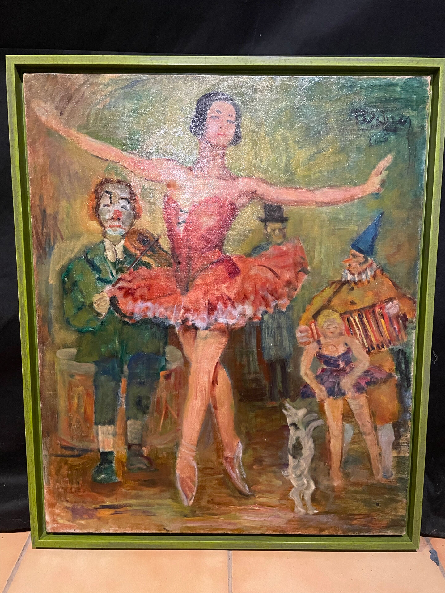 Huile sur toile signée