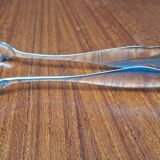 Sugar tongs or ice tongs in solid silver