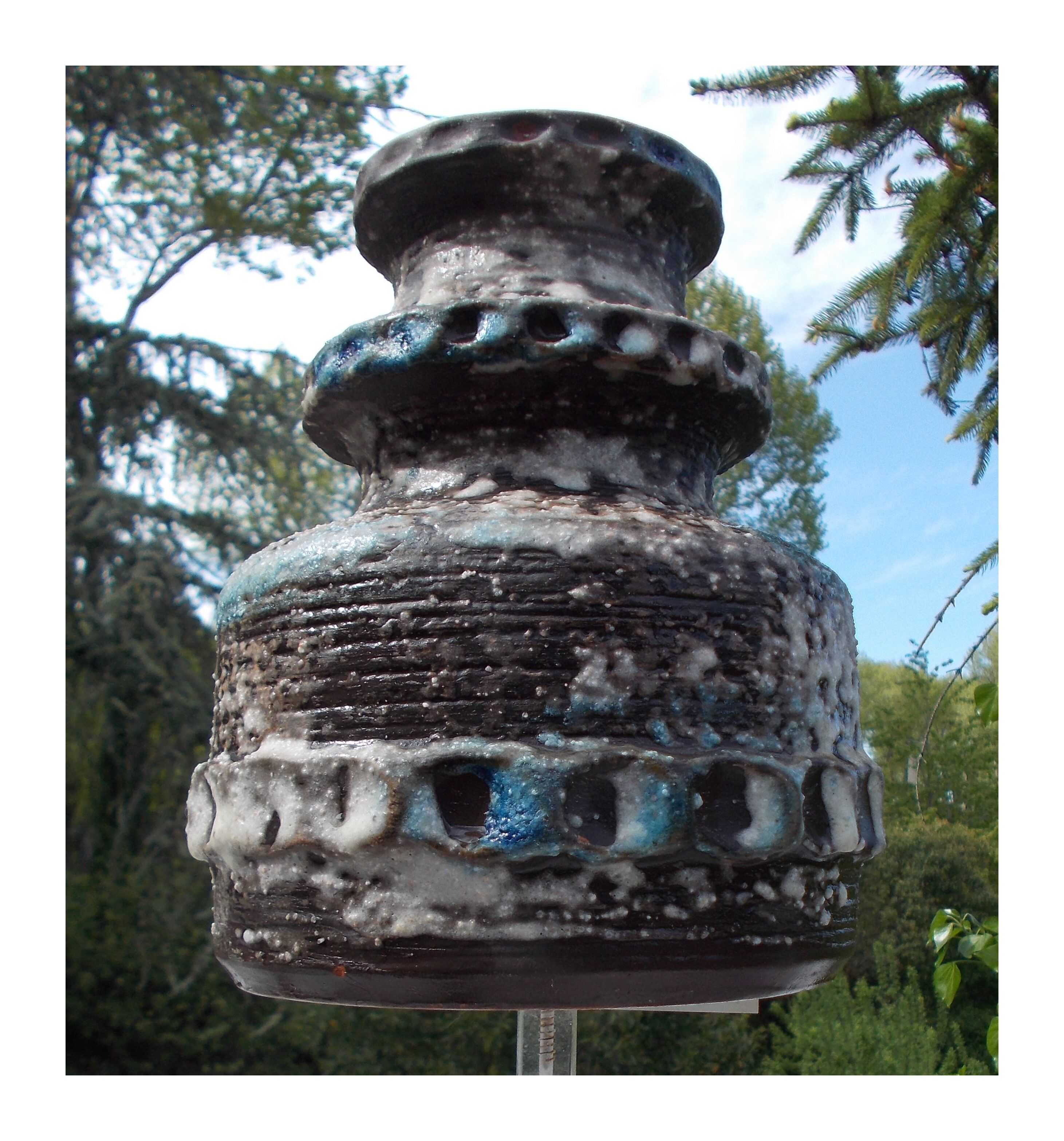 Vintage ceramic vase West Germany Fat Lava