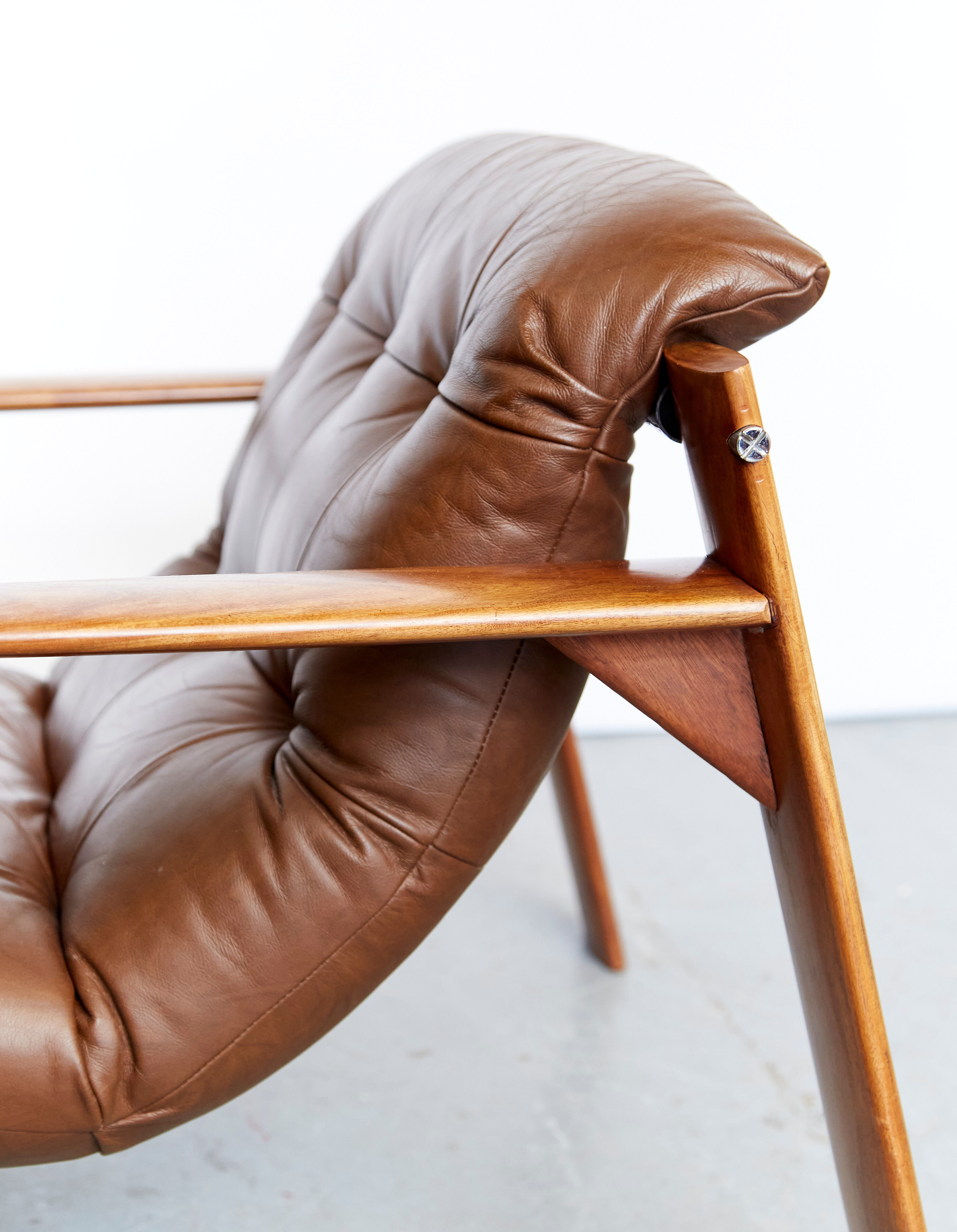 Percival Lafer Brazil-modern armchair MP-129 for Lafer S.A.