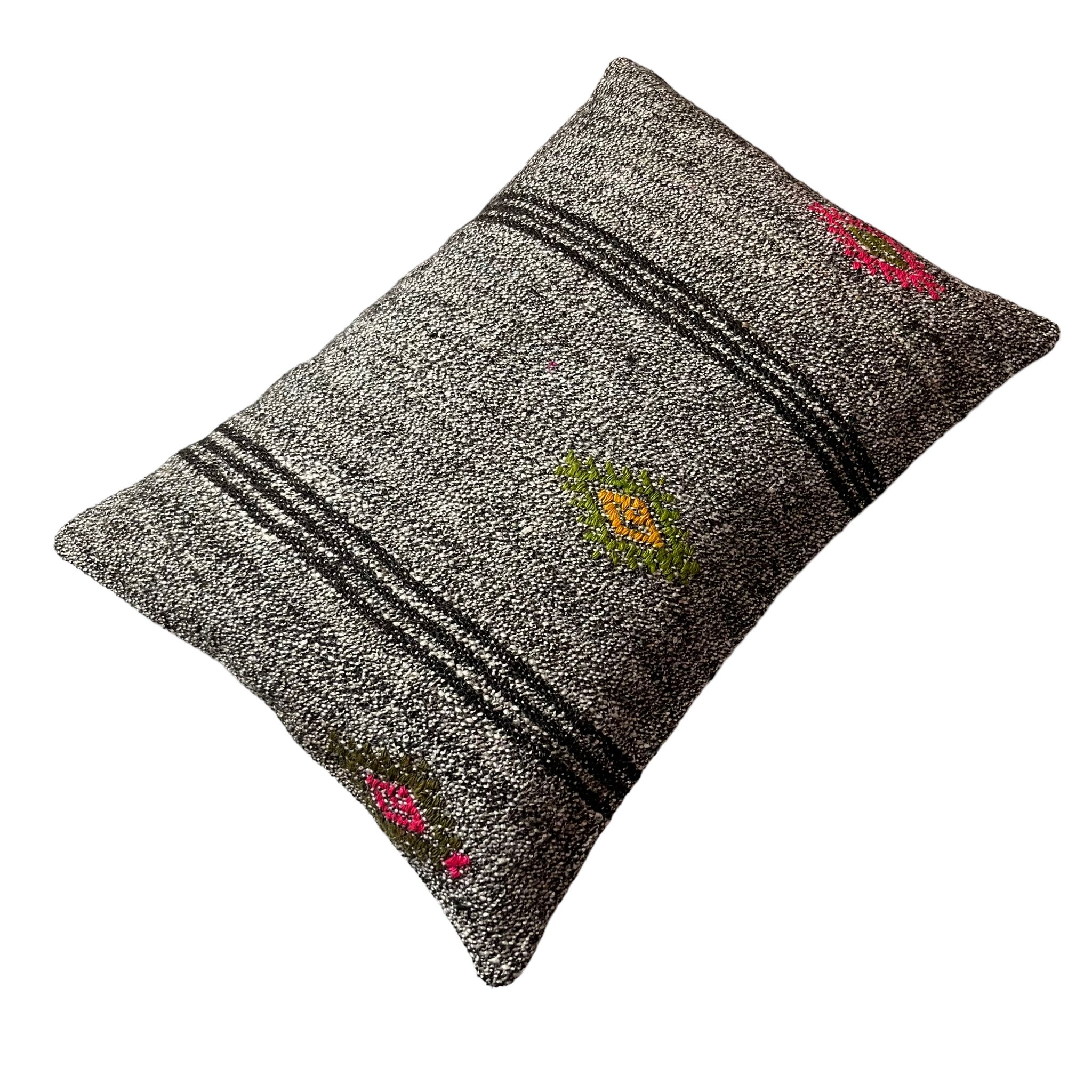 Housse de coussin vintage turque faite à la main 40 x 60 cm