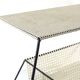 Large Mathieu Mategot style white and black vintage 60s table